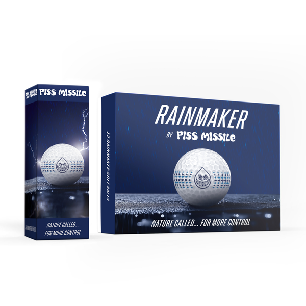 Piss Missile Rainmaker Golf Balls 12 Pack